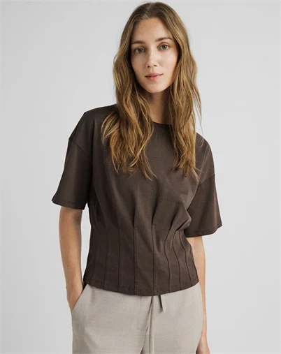 MSCH Copenhagen - MSCHKadance T-shirt - Hot Fudge